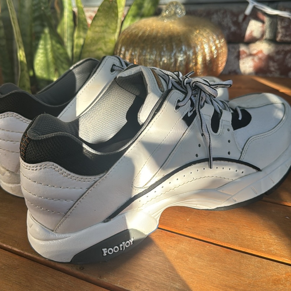Footjoy Men's Athletic Golf Shoes, Blue and White size 12 - Picture 3 of 6